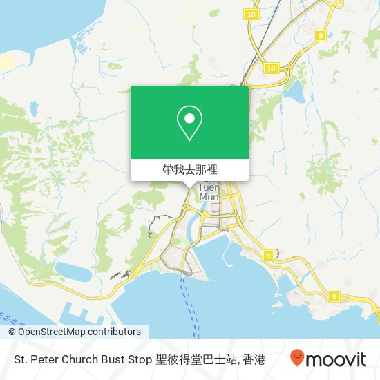 St. Peter Church Bust Stop 聖彼得堂巴士站地圖