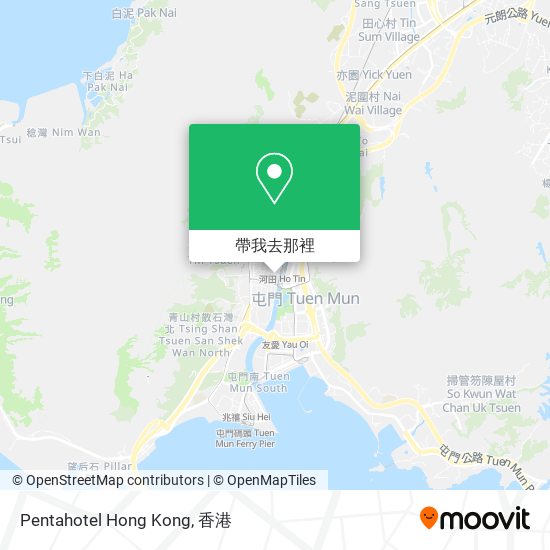 Pentahotel Hong Kong地圖
