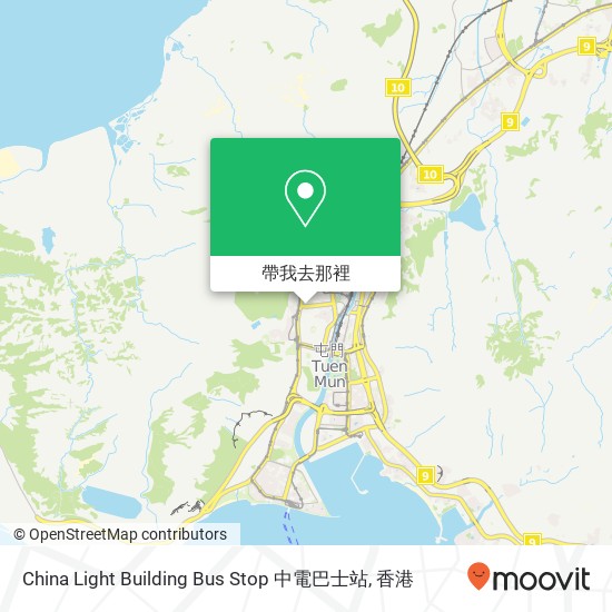 China Light Building Bus Stop 中電巴士站地圖
