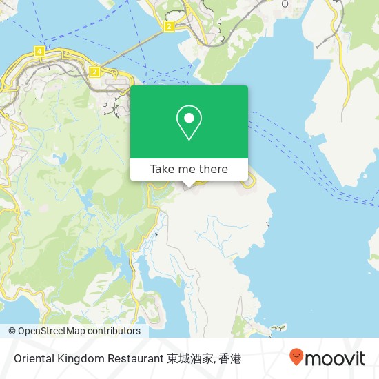 Oriental Kingdom Restaurant 東城酒家地圖