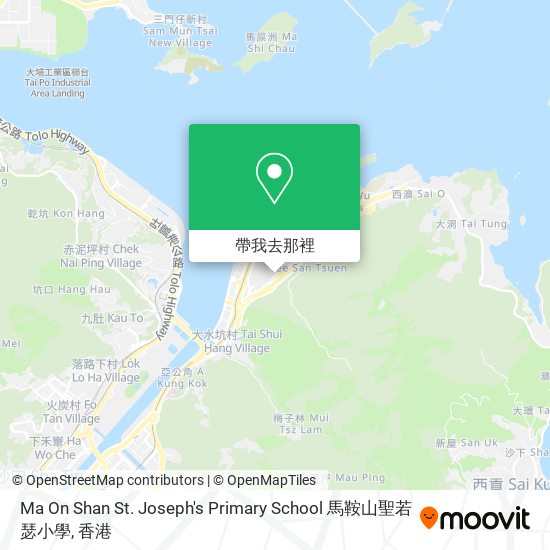 Ma On Shan St. Joseph's Primary School 馬鞍山聖若瑟小學地圖