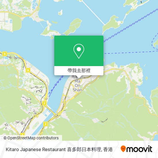 Kitaro Japanese Restaurant 喜多郎日本料理地圖