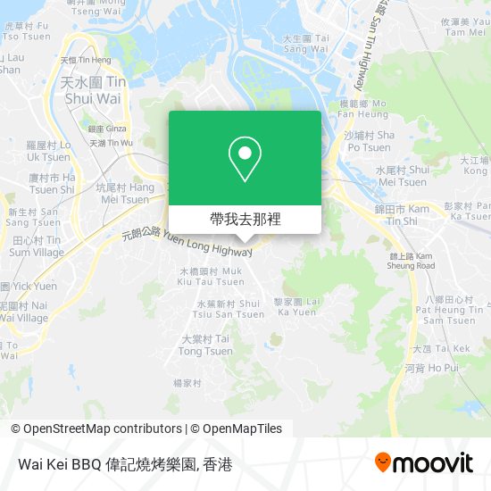 Wai Kei BBQ 偉記燒烤樂園地圖