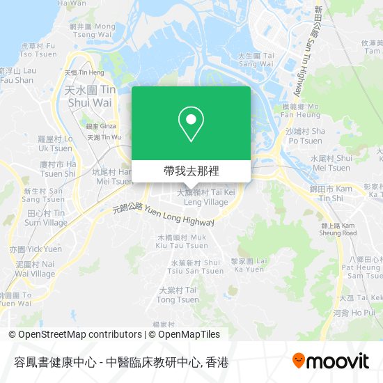 容鳳書健康中心 - 中醫臨床教研中心地圖