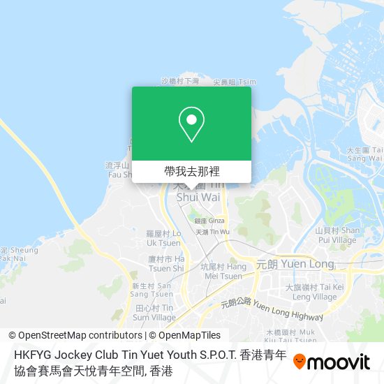HKFYG Jockey Club Tin Yuet Youth S.P.O.T. 香港青年協會賽馬會天悅青年空間地圖