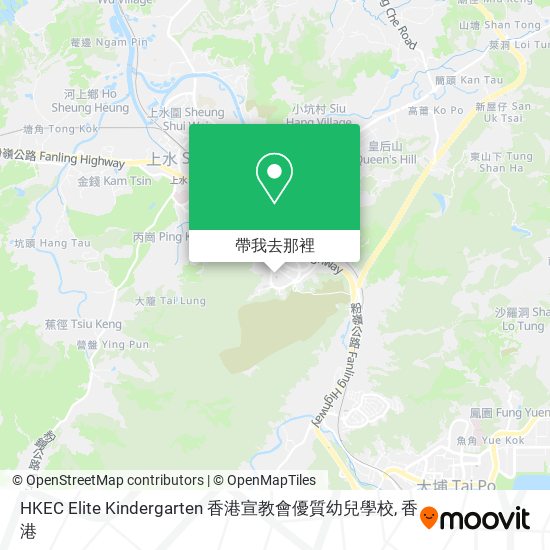 HKEC Elite Kindergarten 香港宣教會優質幼兒學校地圖