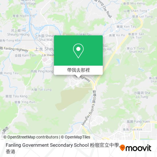 Fanling Government Secondary School 粉嶺官立中學地圖