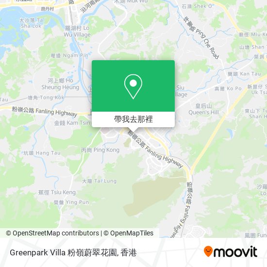 Greenpark Villa 粉嶺蔚翠花園地圖