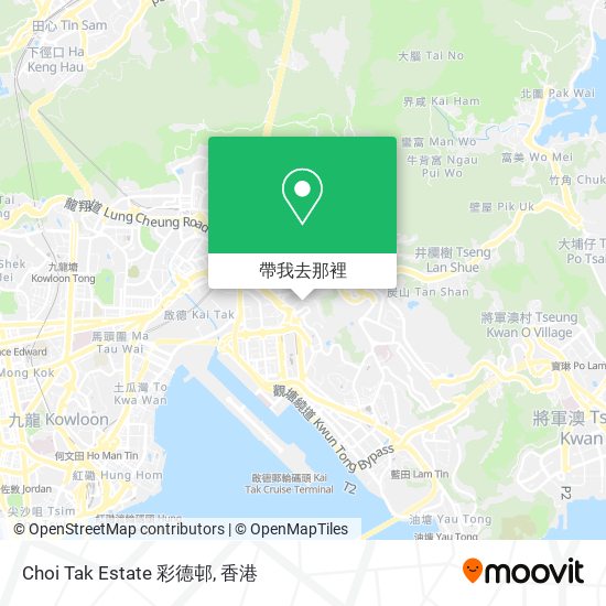 Choi Tak Estate 彩德邨地圖