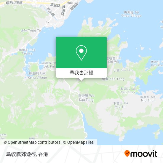 烏蛟騰郊遊徑地圖