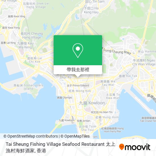 Tai Sheung Fishing Village Seafood Restaurant 太上漁村海鮮酒家地圖