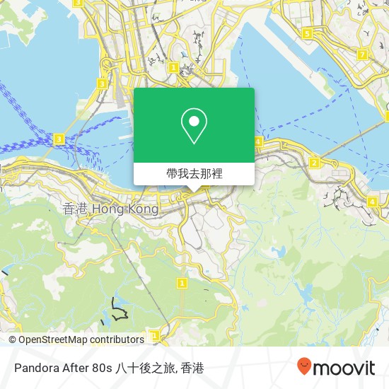 Pandora After 80s 八十後之旅地圖