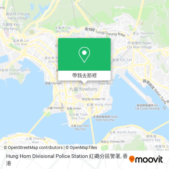 Hung Hom Divisional Police Station 紅磡分區警署地圖