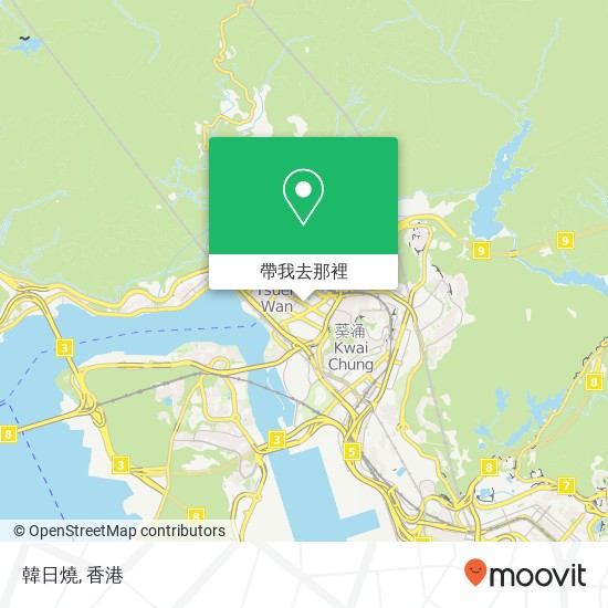 韓日燒地圖