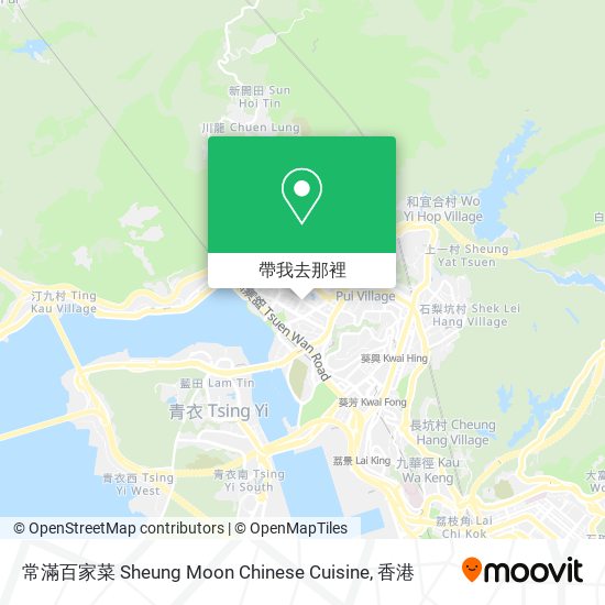 常滿百家菜 Sheung Moon Chinese Cuisine地圖