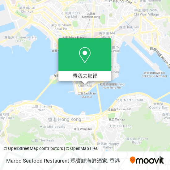 Marbo Seafood Restaurent 瑪寶鮮海鮮酒家地圖