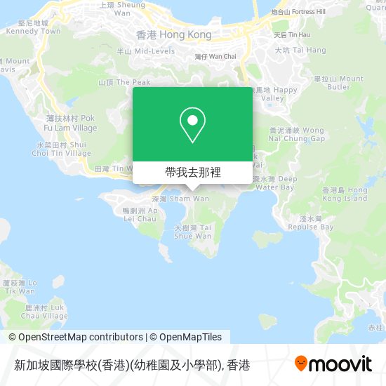 新加坡國際學校(香港)(幼稚園及小學部)地圖