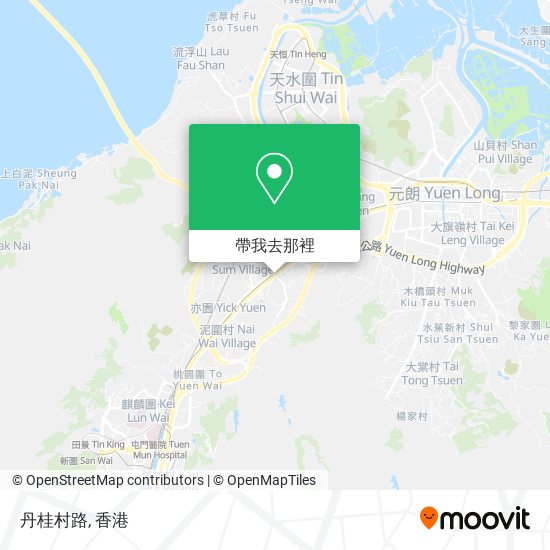 丹桂村路地圖