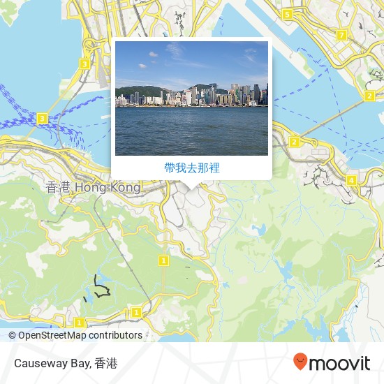 Causeway Bay地圖
