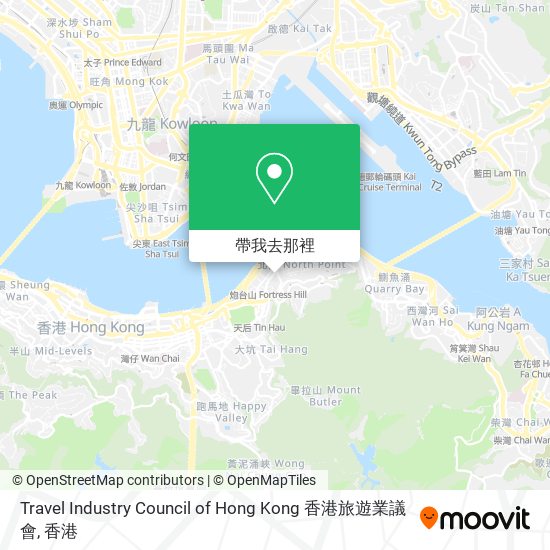 Travel Industry Council of Hong Kong 香港旅遊業議會地圖