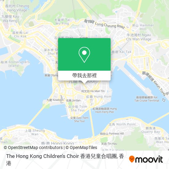 The Hong Kong Children's Choir 香港兒童合唱團地圖
