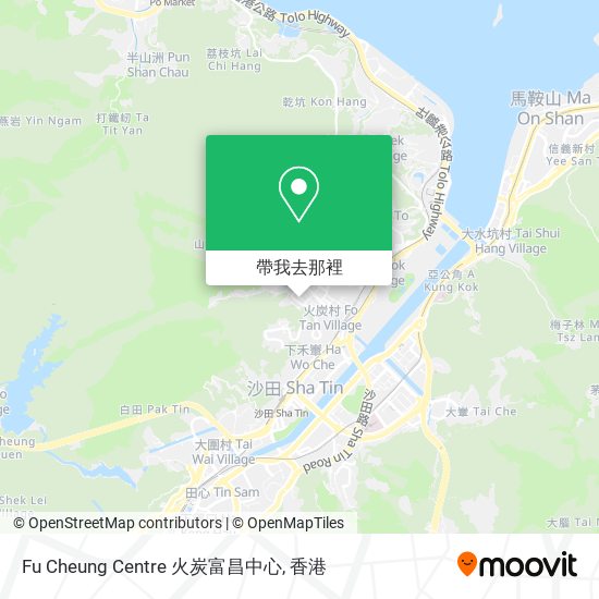 Fu Cheung Centre 火炭富昌中心地圖