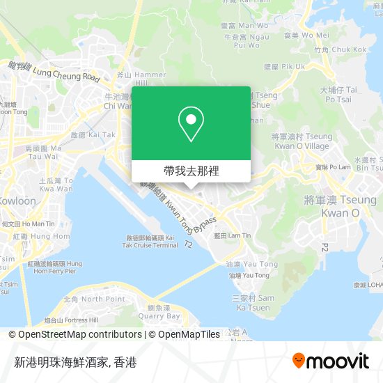 新港明珠海鮮酒家地圖