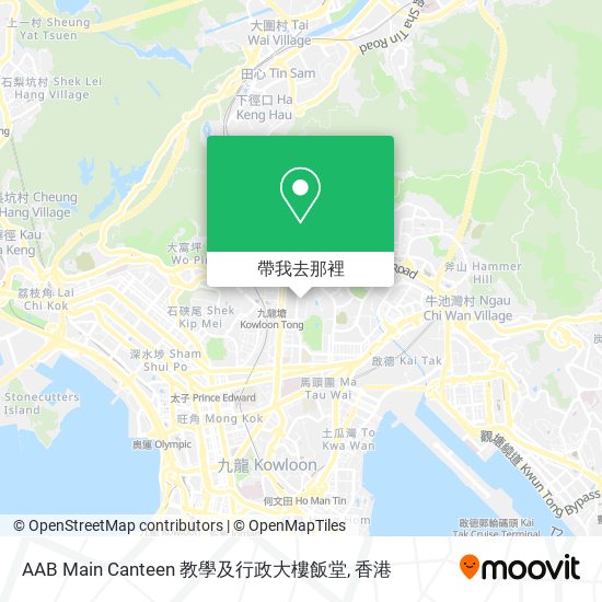 AAB Main Canteen 教學及行政大樓飯堂地圖