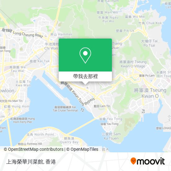 上海榮華川菜館地圖