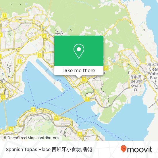 Spanish Tapas Place 西班牙小食坊地圖