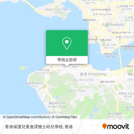 香港保護兒童會譚雅士幼兒學校地圖