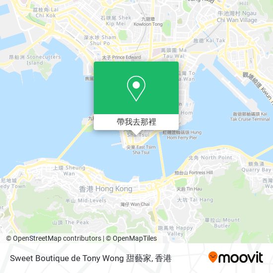 Sweet Boutique de Tony Wong 甜藝家地圖