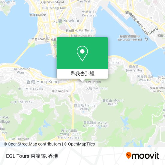 EGL Tours 東瀛遊地圖