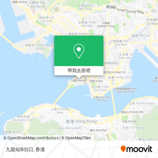 九龍站B出口地圖