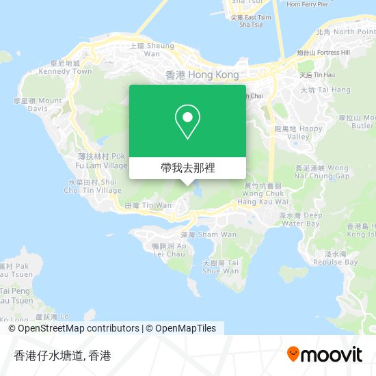 香港仔水塘道地圖