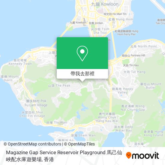 Magazine Gap Service Reservoir Playground 馬己仙峽配水庫遊樂場地圖