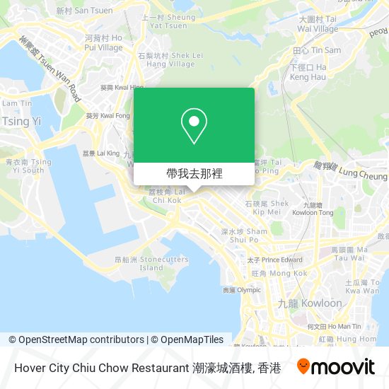 Hover City Chiu Chow Restaurant 潮濠城酒樓地圖