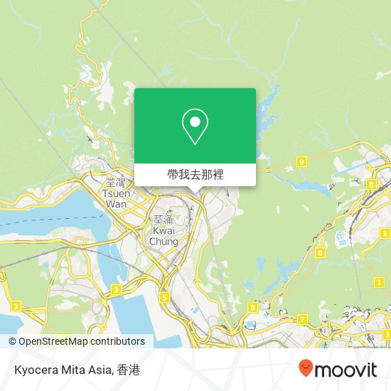 Kyocera Mita Asia地圖