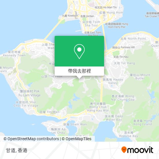 怎樣搭巴士或地鐵去灣仔wan Chai的甘道 Moovit