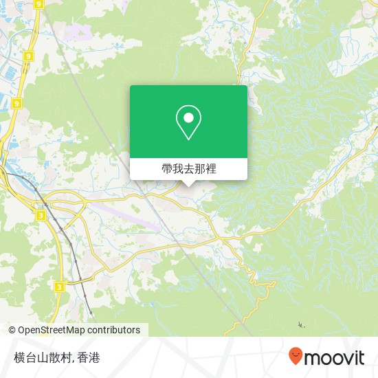 横台山散村地圖