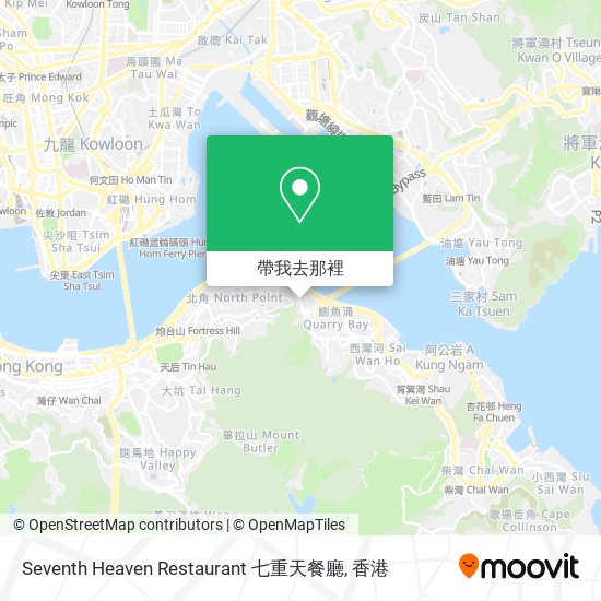 Seventh Heaven Restaurant 七重天餐廳地圖