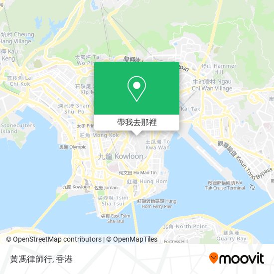 黃馮律師行地圖