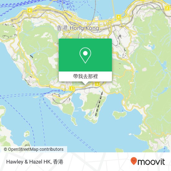 Hawley & Hazel HK地圖