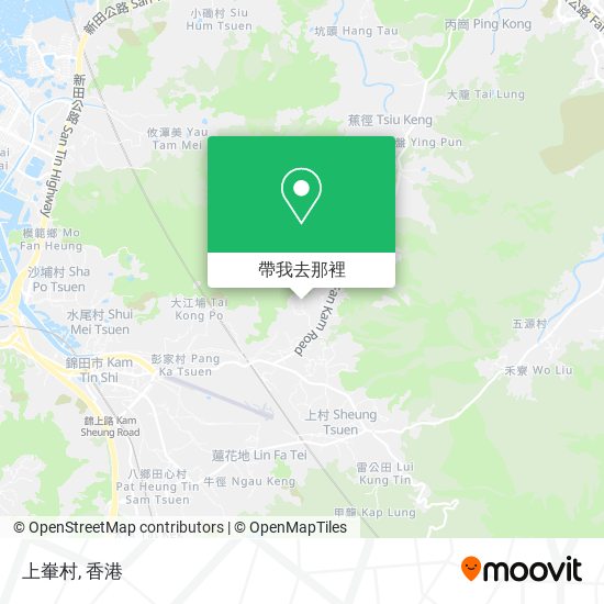 上輋村地圖