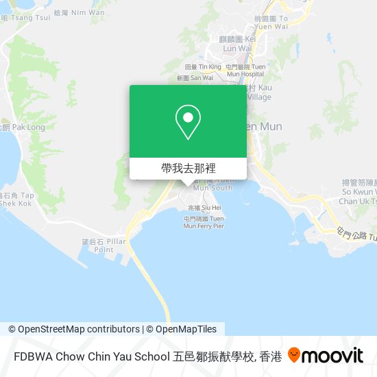 FDBWA Chow Chin Yau School 五邑鄒振猷學校地圖