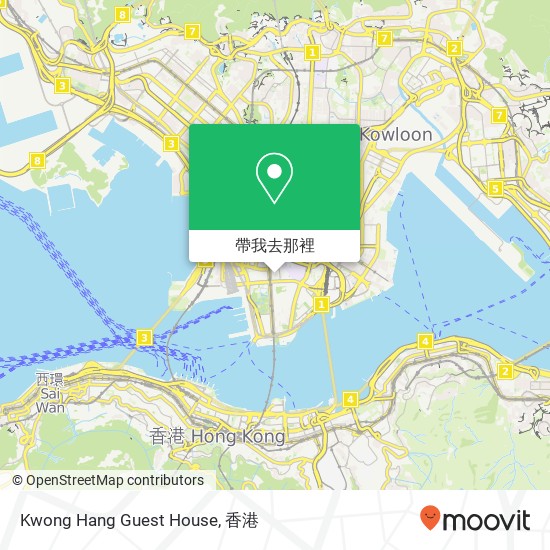 Kwong Hang Guest House地圖