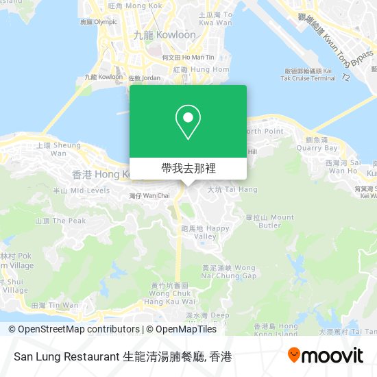 San Lung Restaurant 生龍清湯腩餐廳地圖