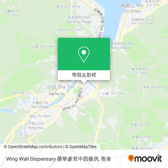 Wing Wah Dispensary 榮華參茸中西藥房地圖