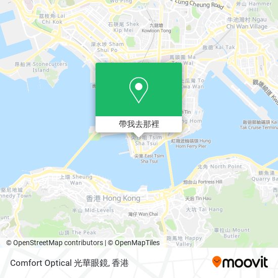 Comfort Optical 光華眼鏡地圖