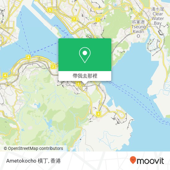 Ametokocho 橫丁地圖